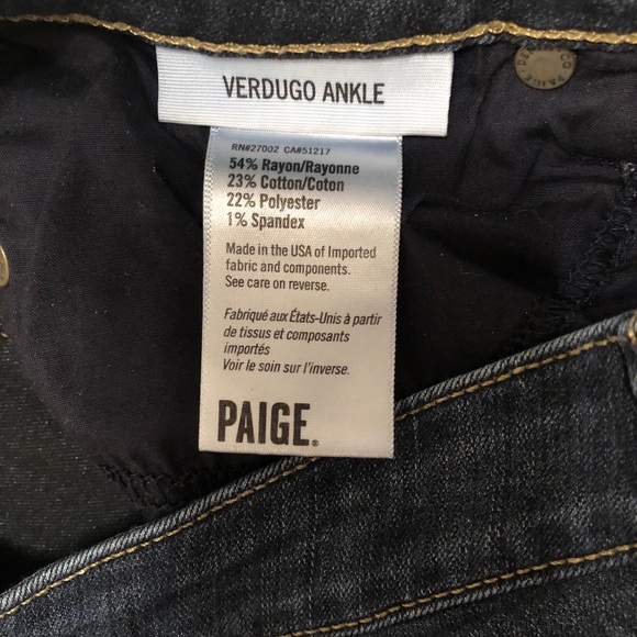 Paige Skinny Ankle Jeans - Picture 4 of 5